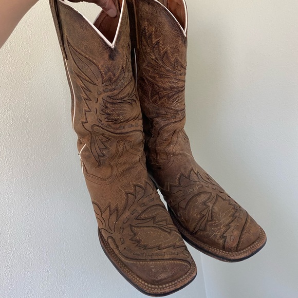 Dan Post Shoes - Dan post sidewinder cowgirl cowboy boot genuine leather